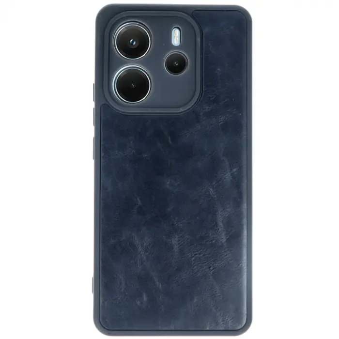 Xiaomi Redmi Note 14 4g Kılıf Aras Deri Kapak - Lacivert