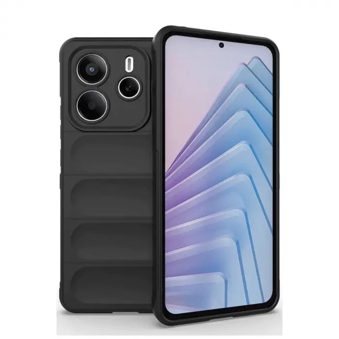 Xiaomi Redmi Note 14 4g Kılıf Optimum Silikon - Siyah