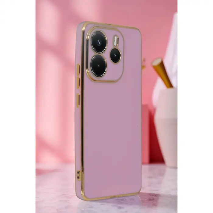 Xiaomi Redmi Note 14 4g Kılıf Volet Silikon - Mor