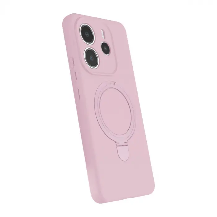 Xiaomi Redmi Note 14 4g Regal Magsafe Standlı Kapak - Açık Pembe