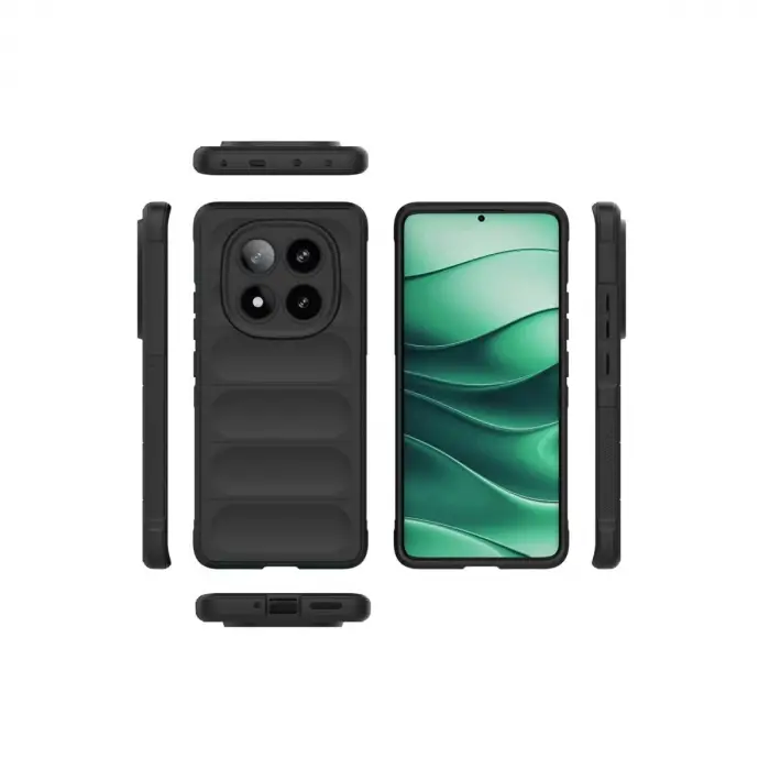 Xiaomi Redmi Note 14 Pro 4g Kılıf Optimum Silikon - Koyu Yeşil