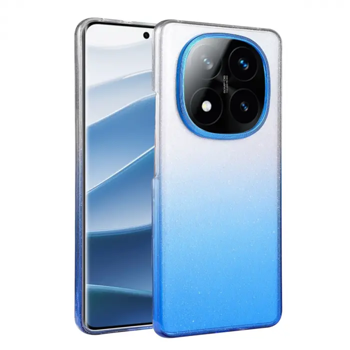 Xiaomi Redmi Note 14 Pro 5g Glossy Kapak - Mavi