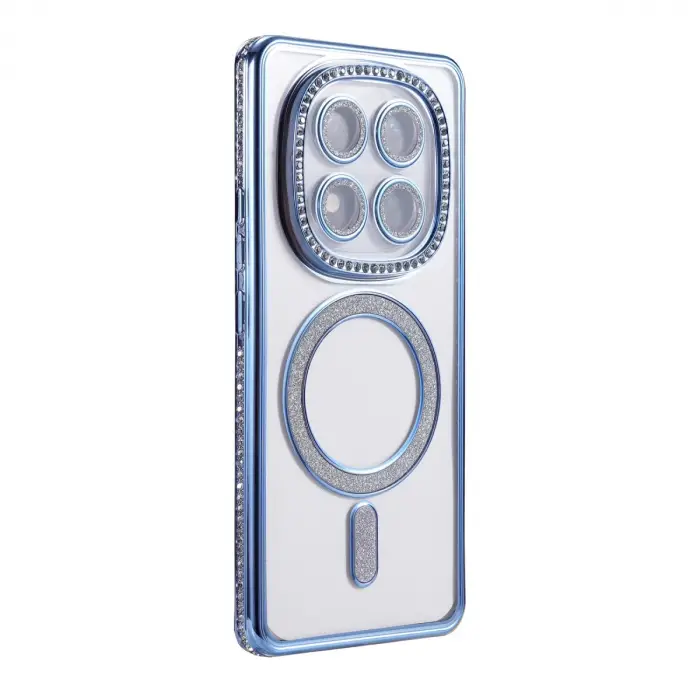 Xiaomi Redmi Note 14 Pro 5g Joke Simli Magneticsafe Kılıf - Mavi