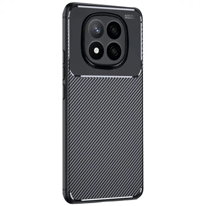 Xiaomi Redmi Note 14 Pro 5g Kılıf Auto Focus Karbon Kapak - Siyah