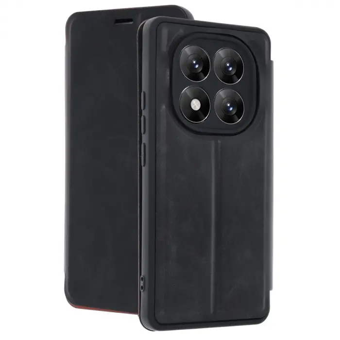 Xiaomi Redmi Note 14 Pro 5g Kılıf Flip Cover - Siyah