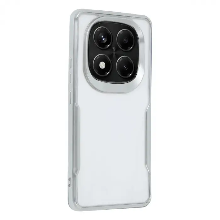 Xiaomi Redmi Note 14 Pro Plus Kılıf Boyi Silikon Kapak - Gümüş