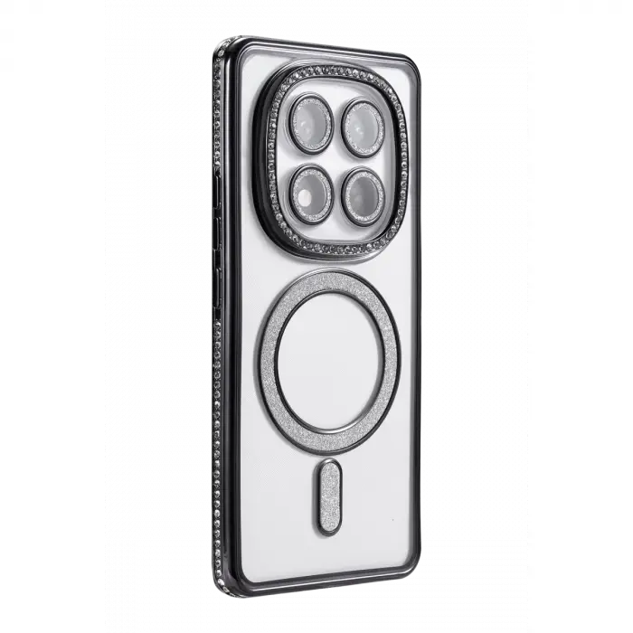 Xiaomi Redmi Note 15 4g Joke Simli Magneticsafe Kılıf - Siyah