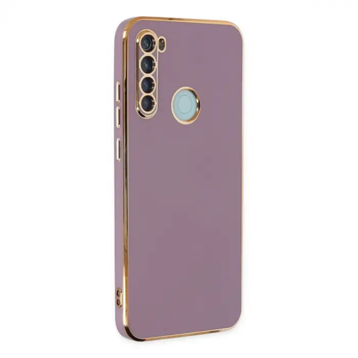 Xiaomi Redmi Note 8 Kılıf Volet Silikon - Mor