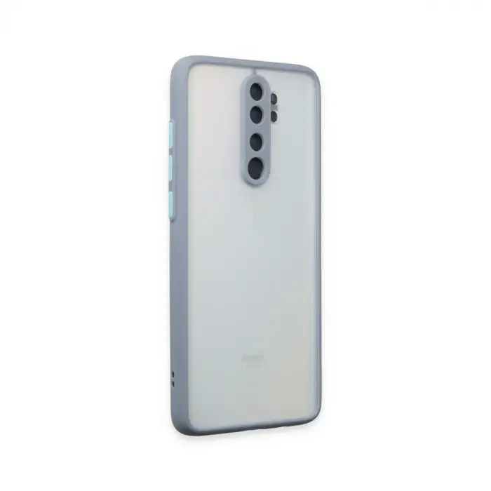 Xiaomi Redmi Note 8 Pro Kılıf Montreal Silikon Kapak - Gri
