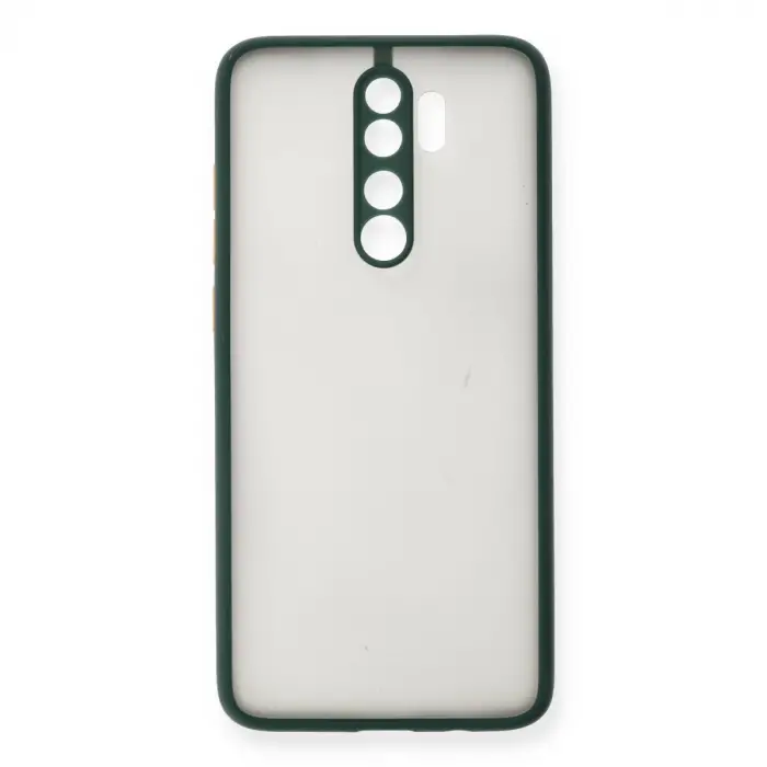 Xiaomi Redmi Note 8 Pro Kılıf Montreal Silikon Kapak - Yeşil