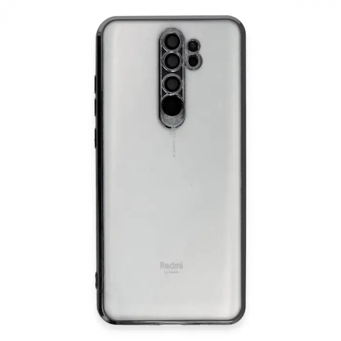 Xiaomi Redmi Note 8 Pro Kılıf Razer Lensli Silikon - Siyah