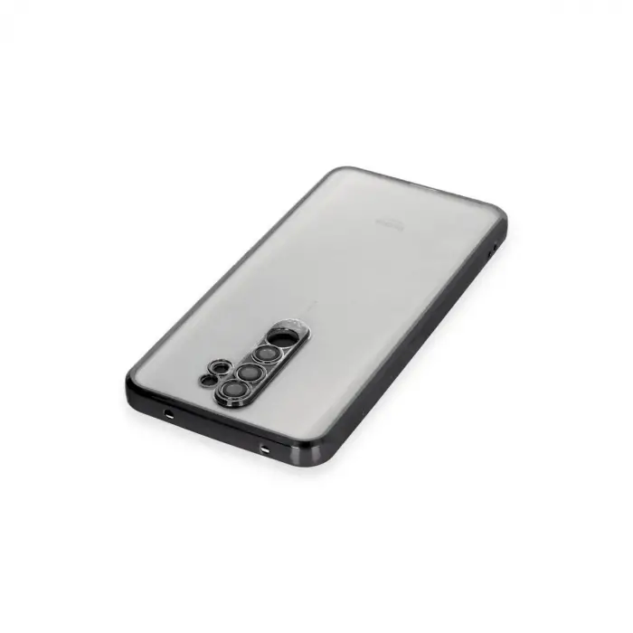 Xiaomi Redmi Note 8 Pro Kılıf Razer Lensli Silikon - Siyah