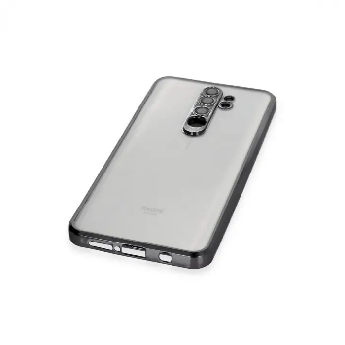 Xiaomi Redmi Note 8 Pro Kılıf Razer Lensli Silikon - Siyah