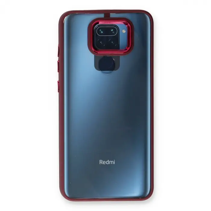Xiaomi Redmi Note 9 Kılıf Dora Kapak - Kırmızı