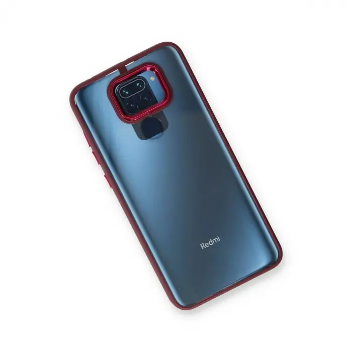 Xiaomi Redmi Note 9 Kılıf Dora Kapak - Kırmızı