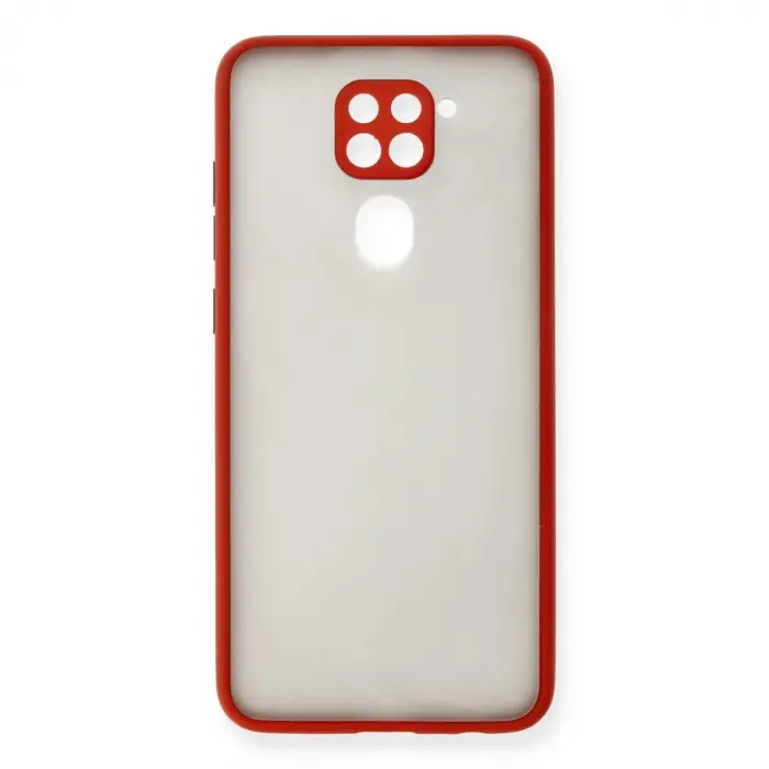 Xiaomi Redmi Note 9 Kılıf Montreal Silikon Kapak - Kırmızı