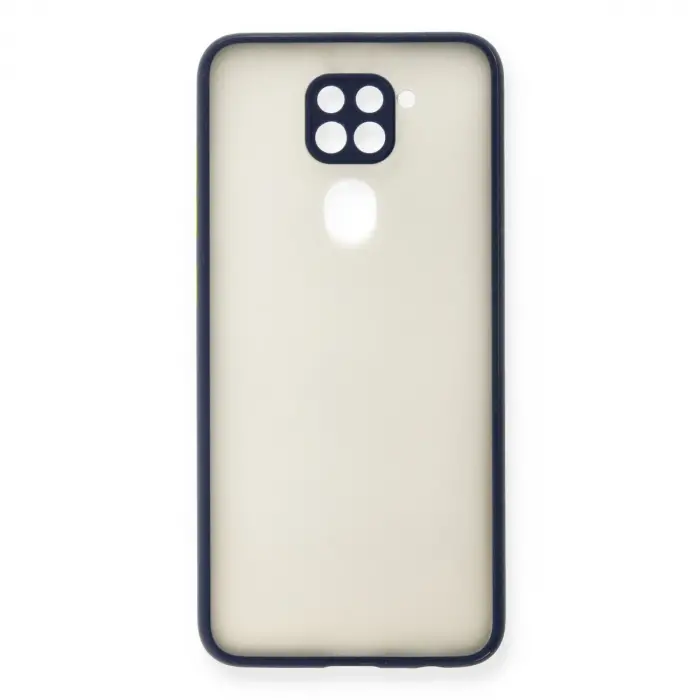 Xiaomi Redmi Note 9 Kılıf Montreal Silikon Kapak - Lacivert