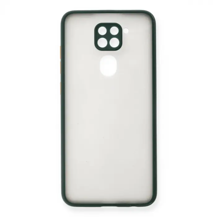 Xiaomi Redmi Note 9 Kılıf Montreal Silikon Kapak - Yeşil