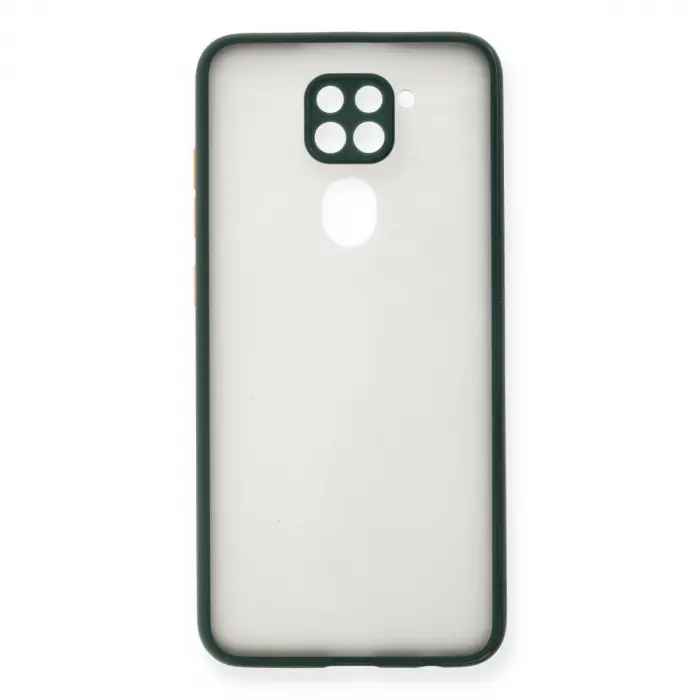 Xiaomi Redmi Note 9 Kılıf Montreal Silikon Kapak - Yeşil