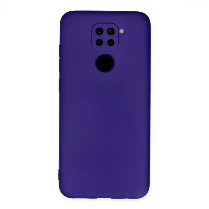 Xiaomi Redmi Note 9 Kılıf Nano İçi Kadife Silikon - Mor