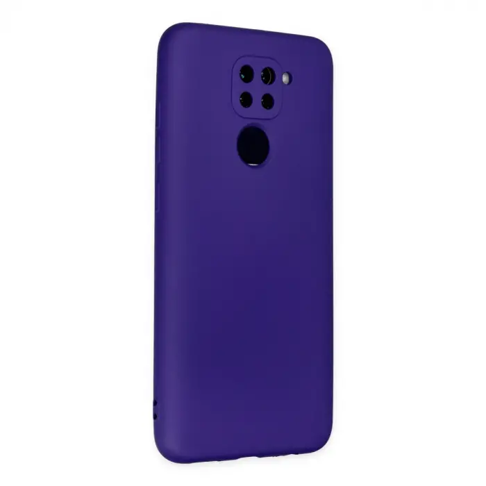 Xiaomi Redmi Note 9 Kılıf Nano İçi Kadife Silikon - Mor