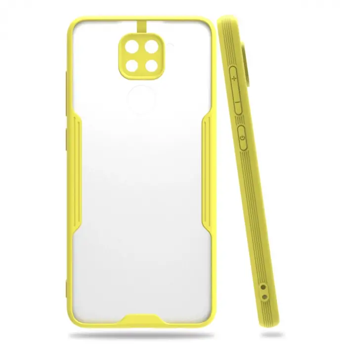 Xiaomi Redmi Note 9 Kılıf Platin Silikon - Sarı