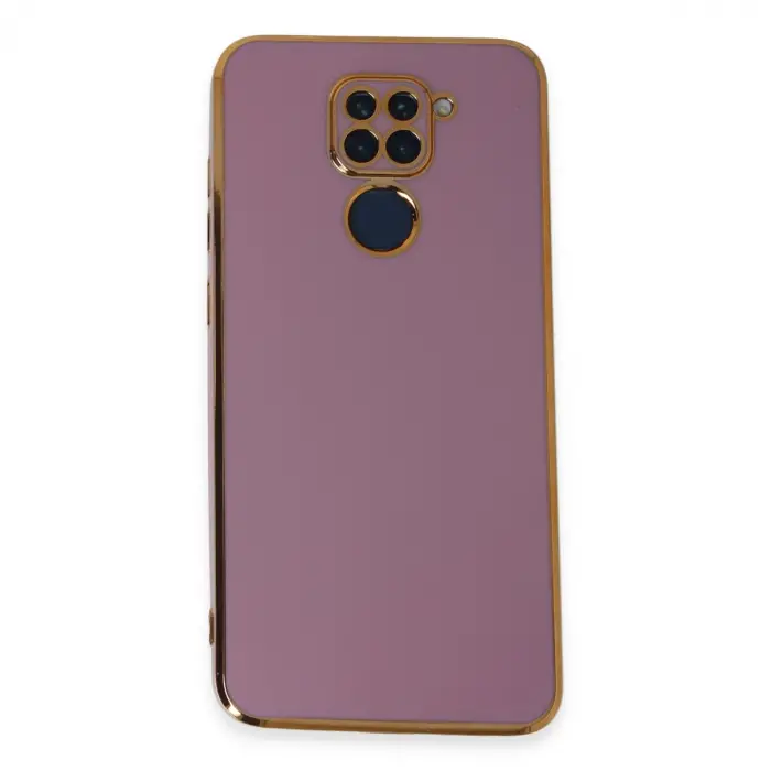 Xiaomi Redmi Note 9 Kılıf Volet Silikon - Mor