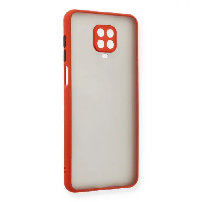 Xiaomi Redmi Note 9 Pro Kılıf Montreal Silikon Kapak - Kırmızı