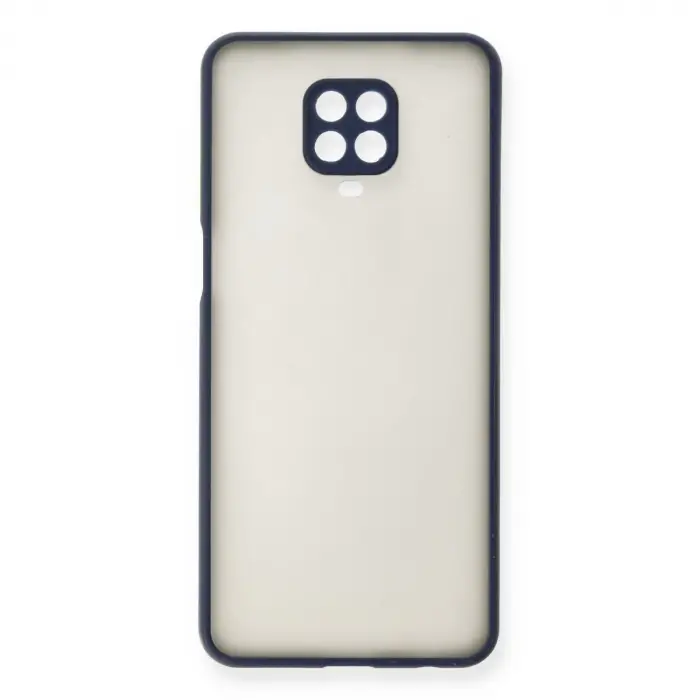 Xiaomi Redmi Note 9 Pro Kılıf Montreal Silikon Kapak - Lacivert
