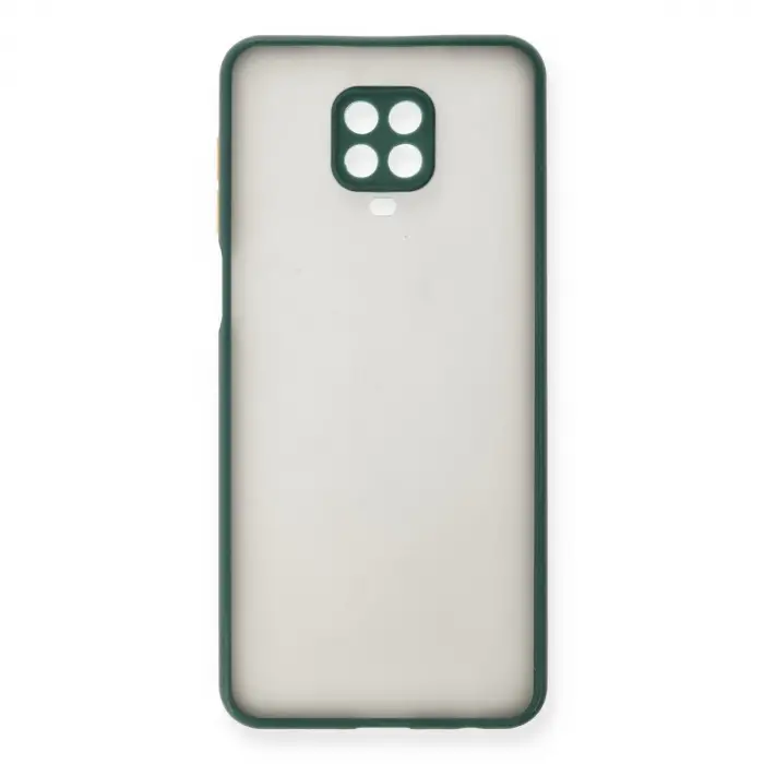 Xiaomi Redmi Note 9 Pro Kılıf Montreal Silikon Kapak - Yeşil
