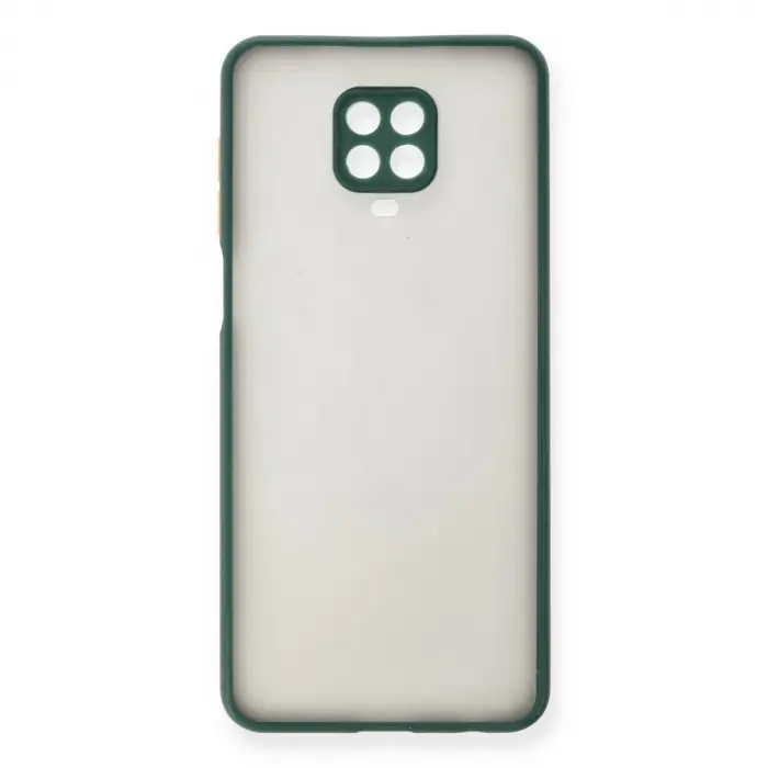Xiaomi Redmi Note 9 Pro Kılıf Montreal Silikon Kapak - Yeşil