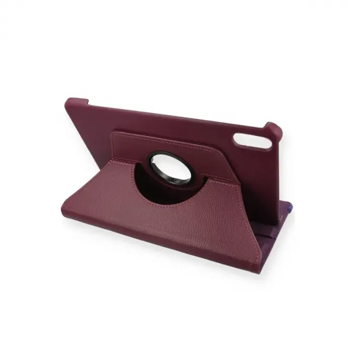Xiaomi Redmi Pad 2 Kılıf 360 Tablet Deri Kılıf - Mürdüm