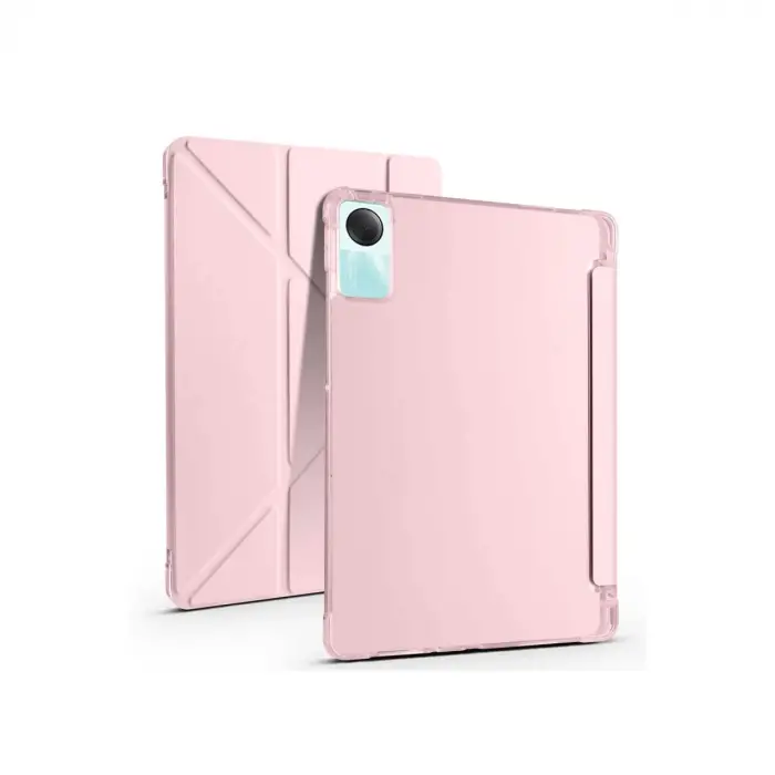 Xiaomi Redmi Pad Se 4g Kılıf Kalemlikli Mars Tablet Kılıfı - Rose Gold