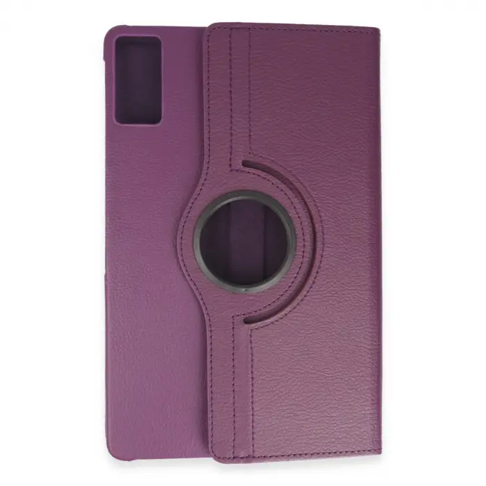 Xiaomi Redmi Pad Se Kılıf 360 Tablet Deri Kılıf - Mürdüm