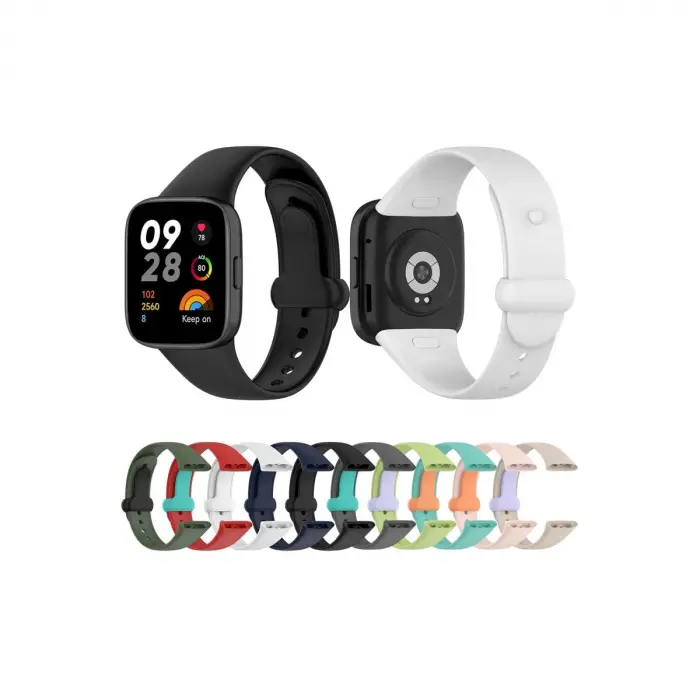 Xiaomi Redmi Watch 3 Origin Silikon Kordon - Pudra