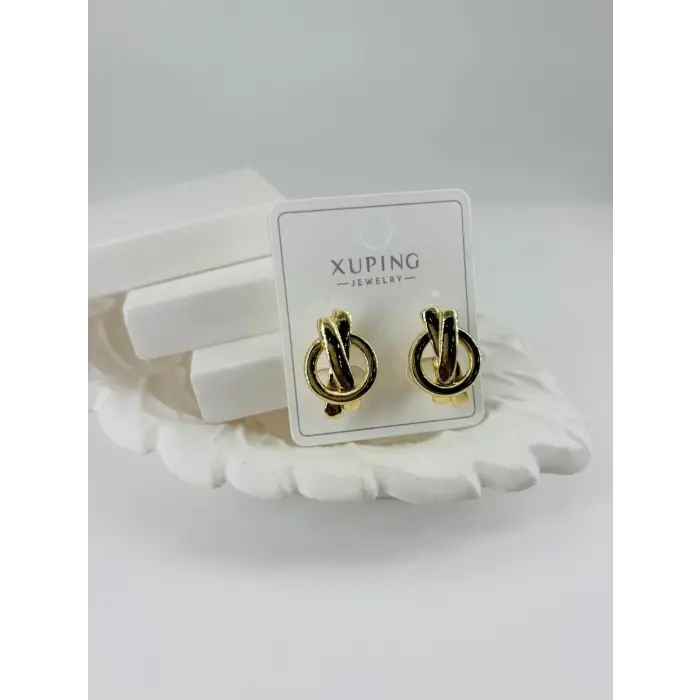 Pirinç Zirkon Küpe - Kp00329