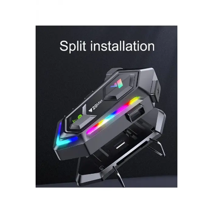 Y20 Max Motosiklet Bluetooth 5.3 Kask Intercom 2 Kişi 300 Metre Eşleşme Özellikli