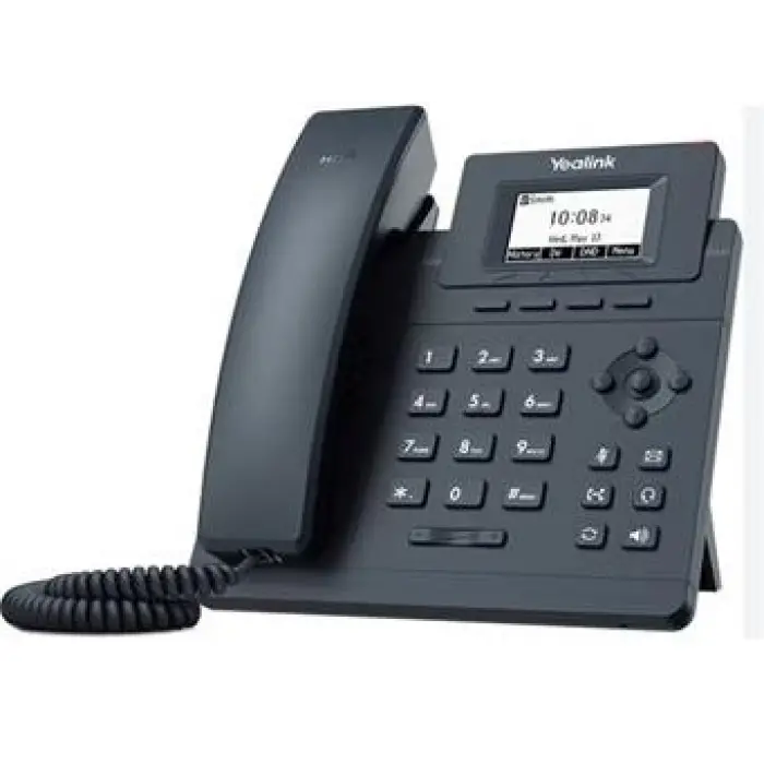 Yealink T30P IP Telefon PoE Destekli Adaptör Dahil