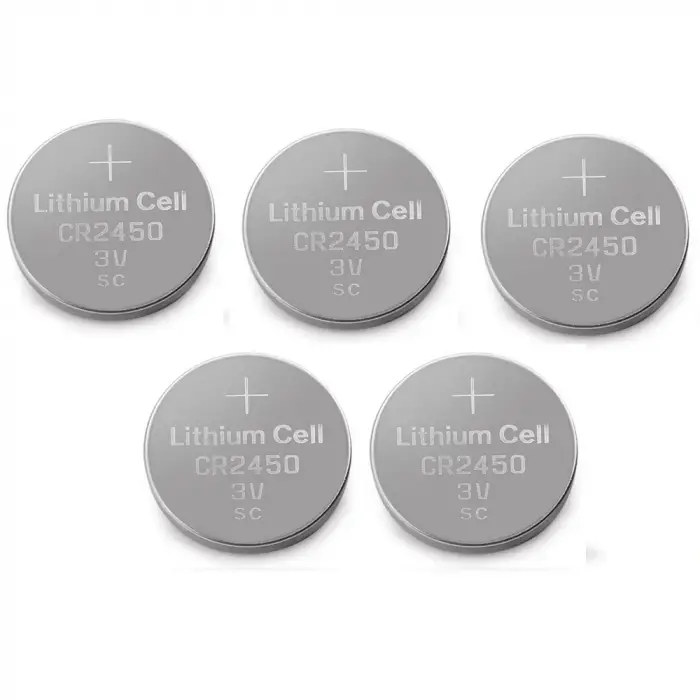 Yuma Cr2450 Süper Lityum 3v 5’li Kart Düğme Pil