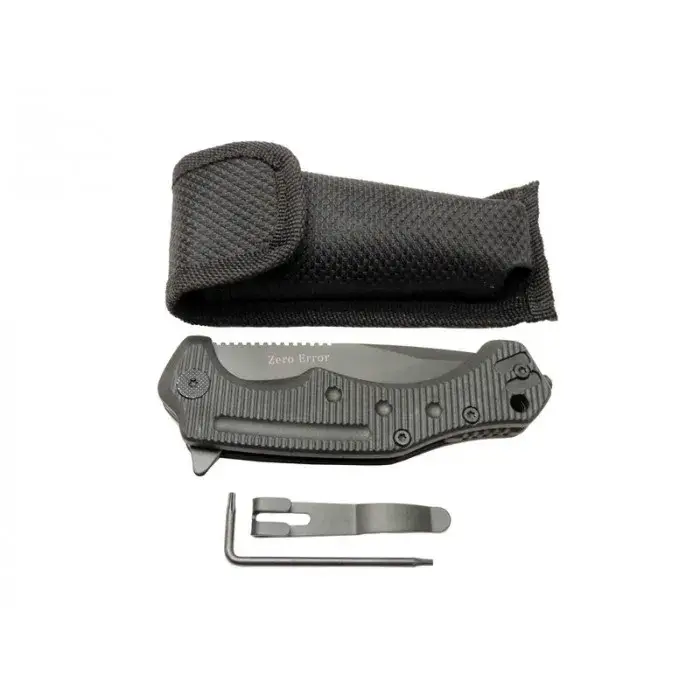 Zero Error 7-12 Black Çakı 22 Cm Manuel, Kemerlikli