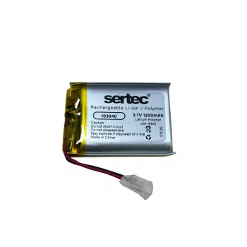 103040 3.7v 1200mah Li-polymer Pil (devreli/1.5a)