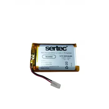 103450 3.7v 2000 Mah Li-polymer Pil (devreli/1.5a)