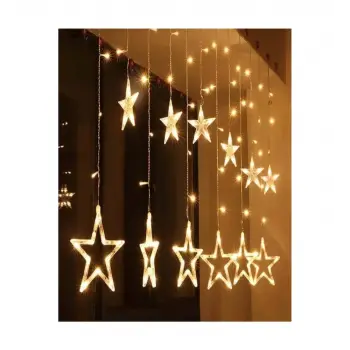 138 Ledli Yıldız Perde Işık 3 Metre