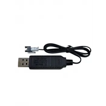 3.7v Li-ion Sm-2p Soket Oyuncak Bataryası Usb Şarj Kablosu