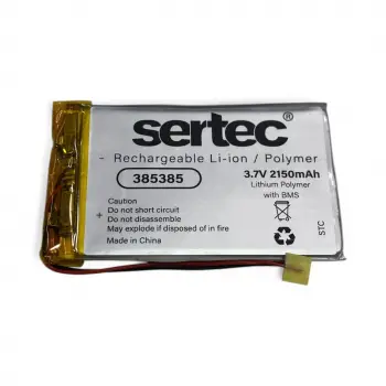 385385 3.7v 2150 Mah Li-polymer Pil (devreli/1.5a)
