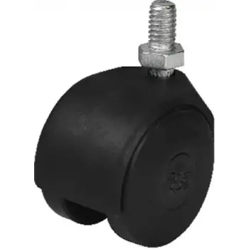 405 - Plastik Küçük Vidalı Tekerlek 4 Adet