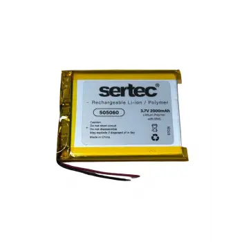505060 3.7v 2000 Mah Li-polymer Pil (devreli/1.5a)