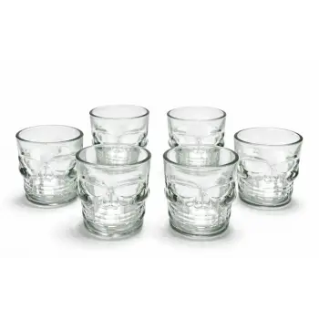 6lı Kurukafa Cam Shot Bardağı Alk2152