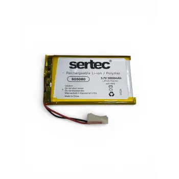 605080 3.7v 3000 Mah Li-polymer Pil (devreli/1.5a)