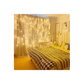 8 Fonksiyonlu Peri Perde Led Uzaktan Kumandalı Günışığı Perde Peri Led (3 Mt X 3 Mt)